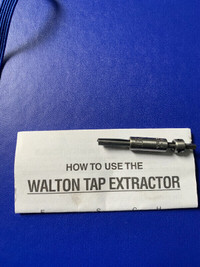 Walton flute tap extractor