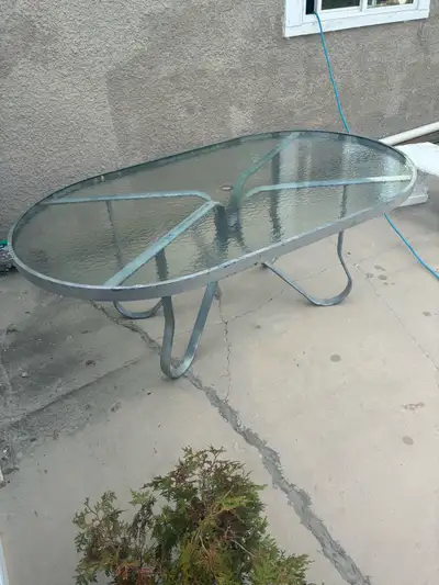  Glass outdoor table, View more