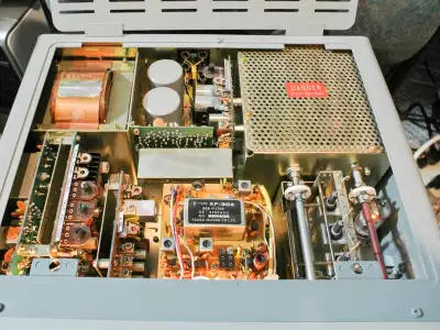 A ham radio transceiver in mint, fully-working condition, the Yeasu FT-101E is a classic set from th...