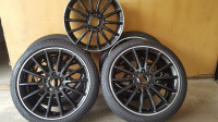 MERCEDES AMG RIMS AND TIRES 18"