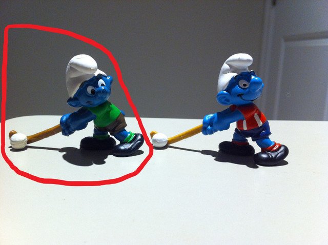 Smurfs - Vintage Field Hockey Smurf (Green Shirt and Socks) in Arts & Collectibles in Ottawa