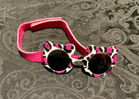 Baby Banz - sunglasses with head strap.  Pink