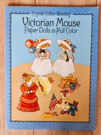 Victorian Mouse Paper Dolls Book Crystal Collins Sterling UNCUT