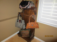 Large Handbags - Leather and Canvas
