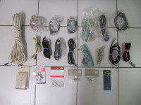 22pc lot of Assorted Coax & XLR Video Cables & Accessories