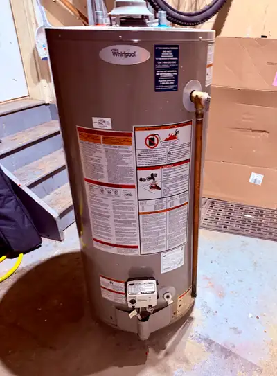 whirlpool 40 gallon hot water heater, View more
