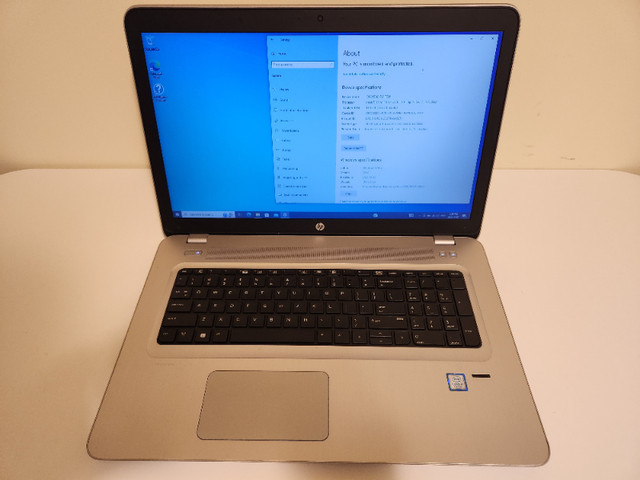 HP ProBook 470 G4 Win10 Pro i5-7th 8GB RAM 256SSD NO SOUND in Laptops in Markham / York Region
