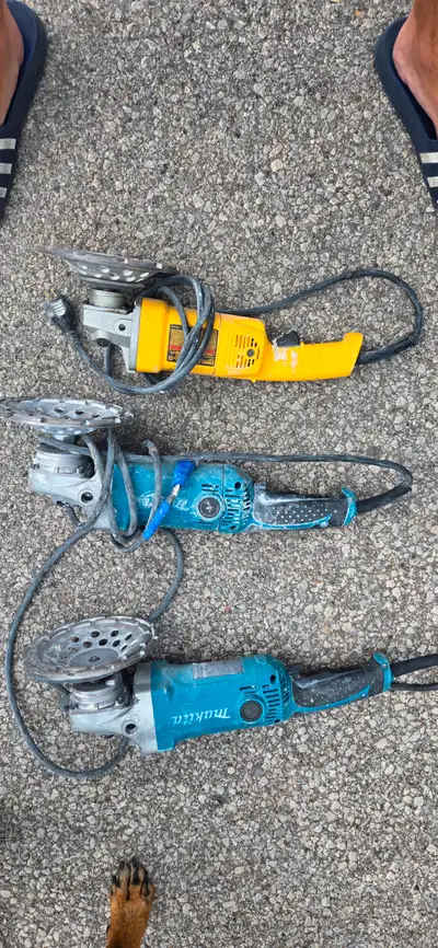 Makita and dewalt grinders, View more