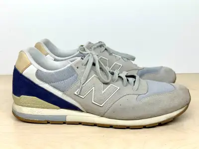 New Balance 996 Grey/Navy Shoes. Size 12, View more