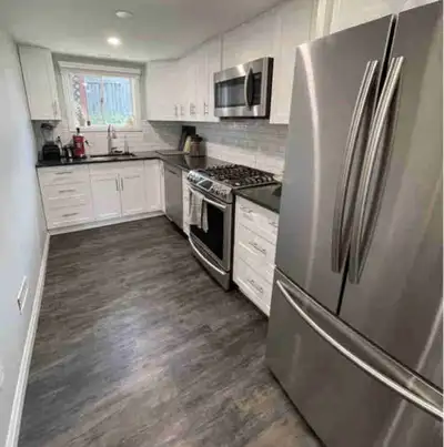 One Bedroom + 1 bath basement apartment