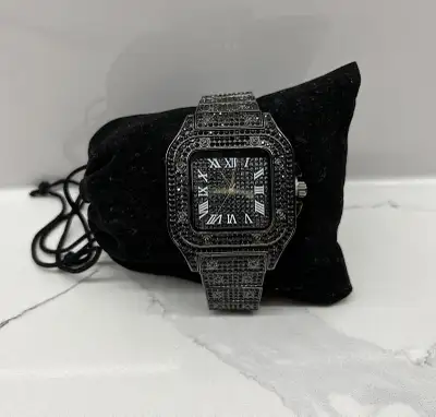Style C Iced Out watch, View more