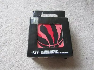Toronto Raptors 4 Ceramic Coaster Set, View more