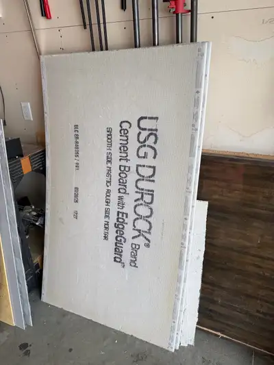 Gone pending……Free cement board, View more