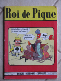 BANDE DESSINÉE "ROI DE PIQUE", NUMÉRO 4,NOVEMBRE 1969-VINTAGE BD