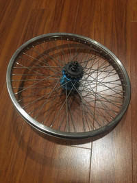 Anodized Blue BMX Rear Wheel