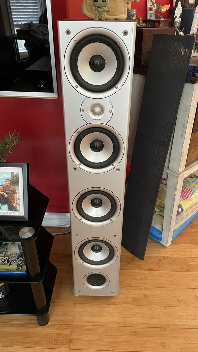 Set of Polk Audio Monitor 7 floor standing speakers Speakers Saskatoon Kijiji