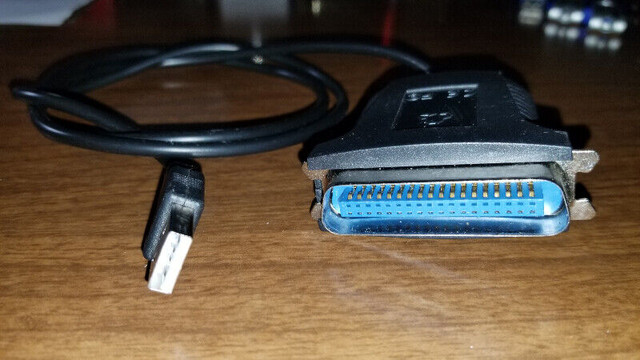 USB to 36 Pin IEEE 1284 printer adapter + Parallel Printer Cable dans Câbles et connecteurs  à Ville de Montréal - Image 3