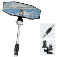 Boat Rear View Mirror, Extra Large Marine Mirror with Telescopin