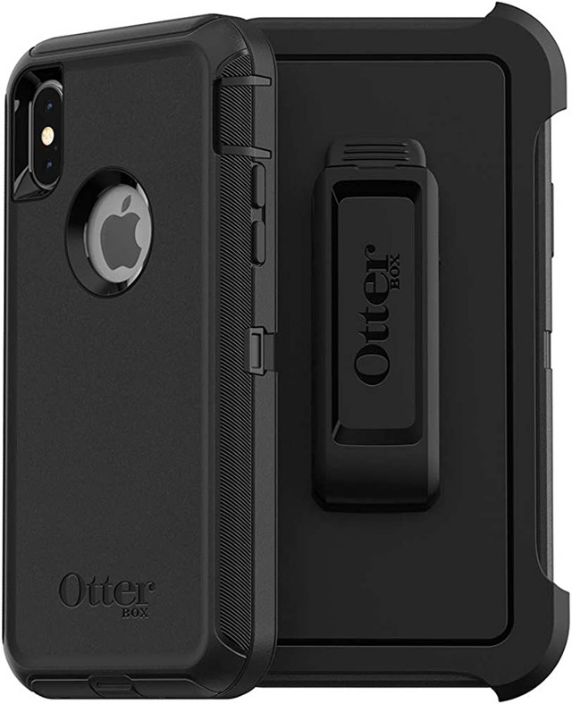 OTTERBOX DEFENDER IPHONE X,XS, NOIR +CLIP DE CEINTURE dans Accessoires pour cellulaires  à Longueuil/Rive Sud - Image 3