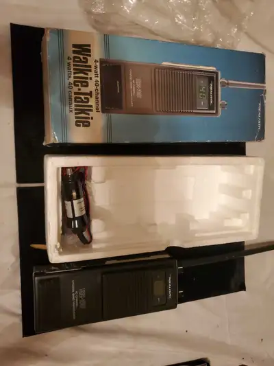 vintage realistic walkie talkie, View more