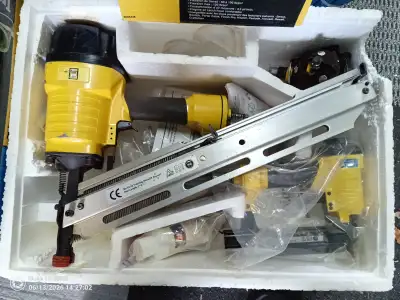 Air nailers with accessory's and nails, View more