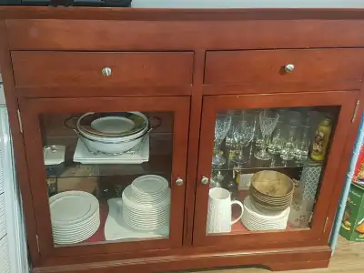 Cherry Wood Dining Room Set, View more