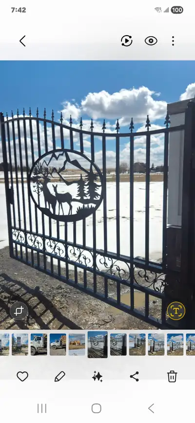 STEEL CUSTOM WELDING GATE FENCE