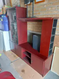 TV and audio system cabinet