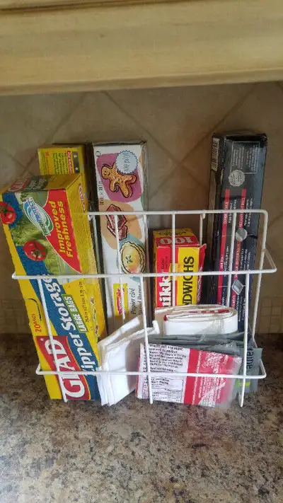 Organiseur de porte d’armoire À DOUBLE ESPACE qui se fixe à l’intérieur de la porte de l’armoire de...