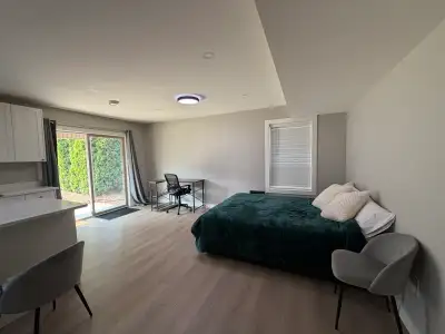 Welcome home to this bright and spacious 2 bedroom, 1 bathroom ground-level suite in a quiet, family...