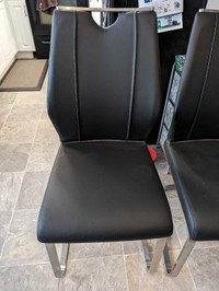 New - black chairs