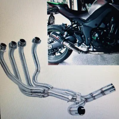 AS PICTURED Our exhaust vent front pipe is tailor-made for Z1000 models from 2010 to 2018, ensuring...
