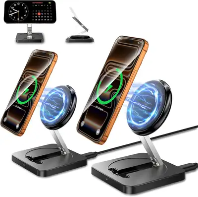 Magnetic Wireless Charger [2 Pack] 15W Foldable Fast Charging St, View more