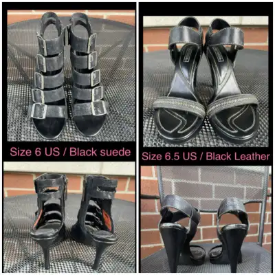 Harley Davidson Women’s Black Leather Sandals Size 6 / 6.5 US, View more