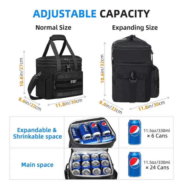 Lunch Bag Cooler Bag 15L 18L Large Expandable Soft Lunch Box Coo in Other in Winnipeg - Image 3