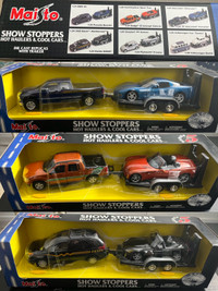 Maisto Die Cast Car Replicas with Trailer 