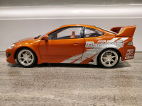 1:18 Diecast Hot Wheels 2002 Honda Acura RSX Metallic Orange