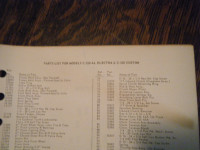 Rupp C-350 AL Electra and Custom Mini Motor Cycle Parts List