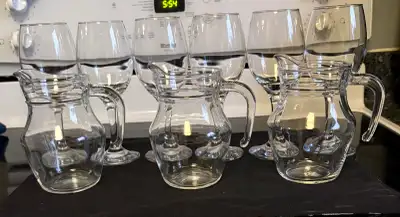 Wine Glasses and Carafes, View more