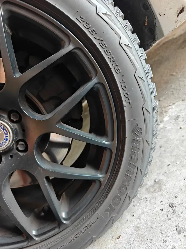 Mercedes Winter Set: 235/55R18 Hankook Winter Tires + Rims in Tires & Rims in Markham / York Region - Image 5