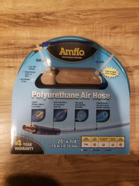 Amflo 300 PSI Polyurethane Air Hose 1/4" x 25'