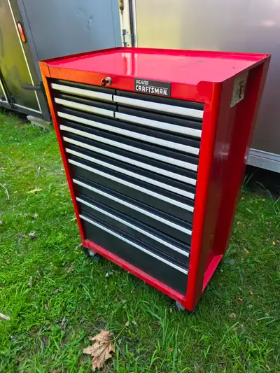 Craftsman 12 Drawers Rolling Toolbox Full Height With Lock 1 Key, View more