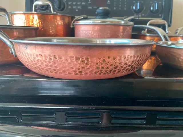 Beautiful Lagostina 11 piece Copper Cookware63234962853121121