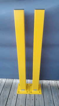 Bollard 4"x4"x48" jaune sécurité