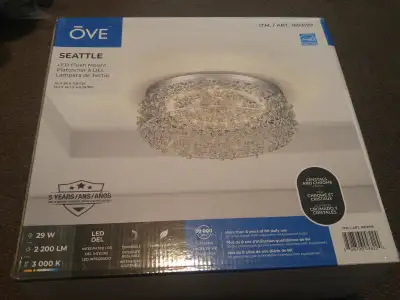 OVE - Seattle Integrated LED Ceiling Light - New, open box - $69, View more