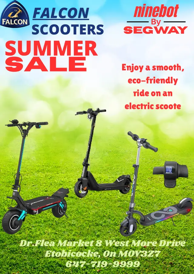 FALCON SCOOTERS – SUMMER SALE IS ON! in eBike in Strathcona County - Image 2
