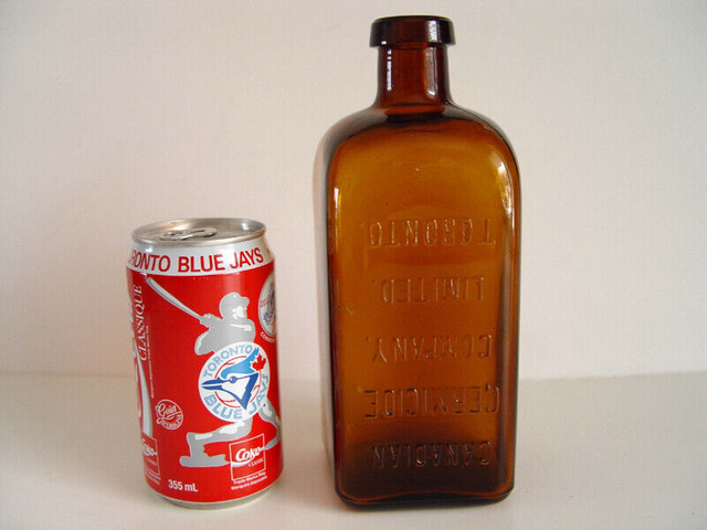 Antique Brown Bottle, Can. Germicide Co. Ltd, Toronto in Arts & Collectibles in St. Catharines