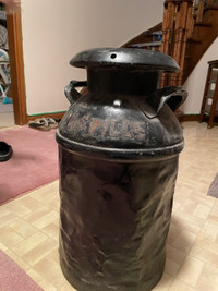 Antique Metal Milk Can