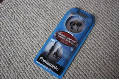 Panasonic stereo earphones, View more