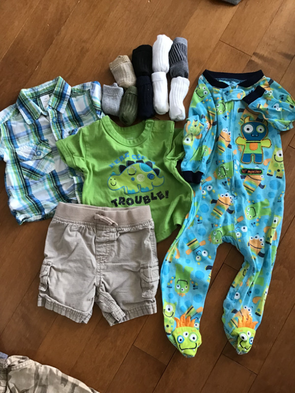 8 +9 PIECE GEORGE BRAND SIZE 12 M CLOTHING JEAN DENIM LEVI & SET in Clothing - 9-12 Months in Peterborough - Image 2